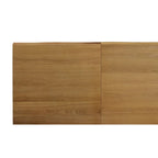 Lit plateforme California King en placage de chêne naturel avec tête de lit extra large – Milieu de siècle – 2 personnes