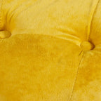 Pouf carré en velours – Jaune / Bleu / Beige / Violet / Rose – 1 place