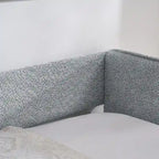Lit de repos gigogne simple en bouclette grise – 1 personne