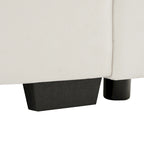 Canapé modulaire 4 places en velours vert/blanc/sable/bleu avec rangement caché – 4 personnes