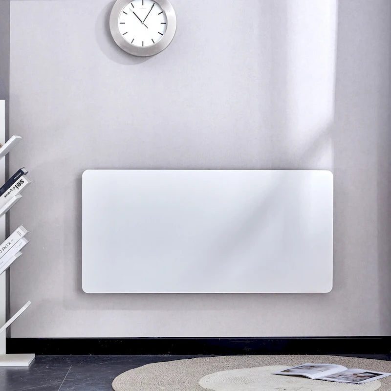 Table pliante murale blanche avec équerres en acier de calibre 14 – Multi-usage