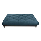 Matelas futon capitonné 5" grand lit bicolore avec housse en coton et garnissage en mousse – 2 places