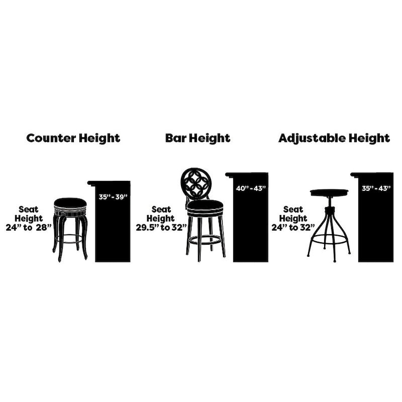 Tabouret de bar pivotant en bois gris vieilli, hauteur bar, avec dossier haut incurvé et assise rembourrée – Sans accoudoirs – 1 personne