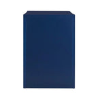 Bureau 1 tiroir en bois et rotin tressé avec bords arrondis et tiroir à fermeture douce – 1 personne – Crème / Rose corail / Bleu marine / Bleu pastel