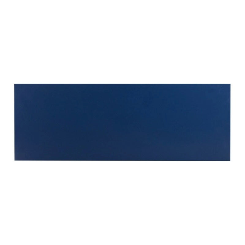 Bureau 1 tiroir en bois et rotin tressé avec bords arrondis et tiroir à fermeture douce – 1 personne – Crème / Rose corail / Bleu marine / Bleu pastel