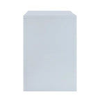 Bureau 1 tiroir en bois et rotin tressé avec bords arrondis et tiroir à fermeture douce – 1 personne – Crème / Rose corail / Bleu marine / Bleu pastel