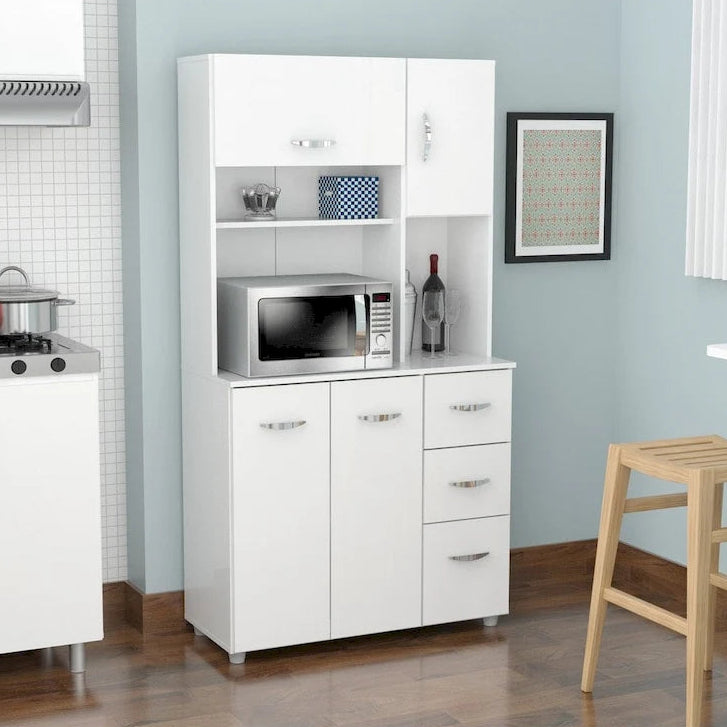White Kitchen Storage Cabinet