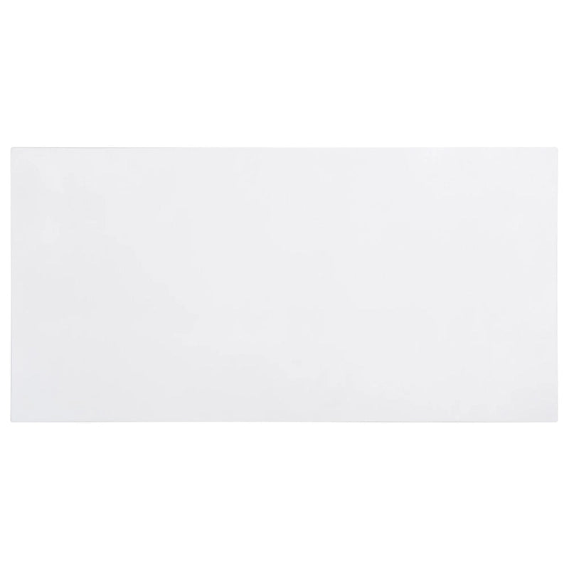 Table basse rectangulaire en similiciment blanc – Style contemporain