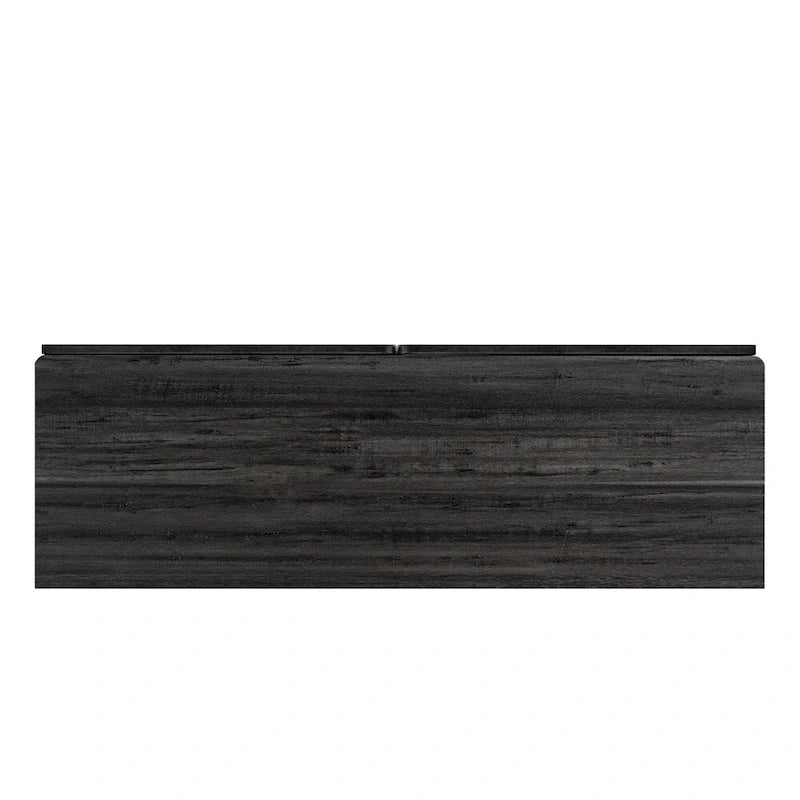 Commode en bois 6 tiroirs gris clair/gris foncé – 1 personne