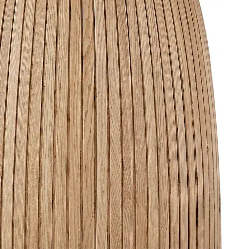 Table à manger ronde en MDF noir/noyer/chêne avec piètement en T – Style moderne du milieu du siècle – Pour 2 à 4 personnes